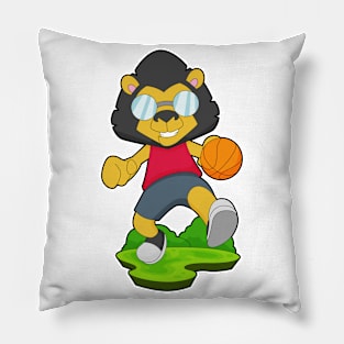 Lion Basketball player Basketball Pillow