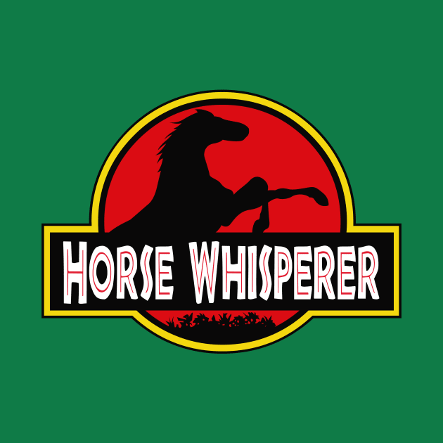 Horse Whisperer Dinosaurs Parody T-shirt Cute Gift by geekandgamerstore