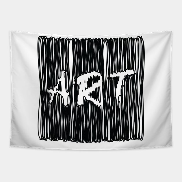 sketch art Tapestry by Konsepena Artwork Studio