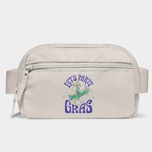 Let’s Party Gras Funny Mardi Gras Bird Drinking Bag