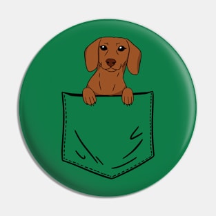 Pocket Dachshund Pin