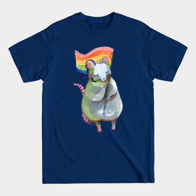 Discover rainbow rat - Rainbow - T-Shirt