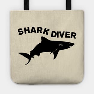 Shark diver Tote