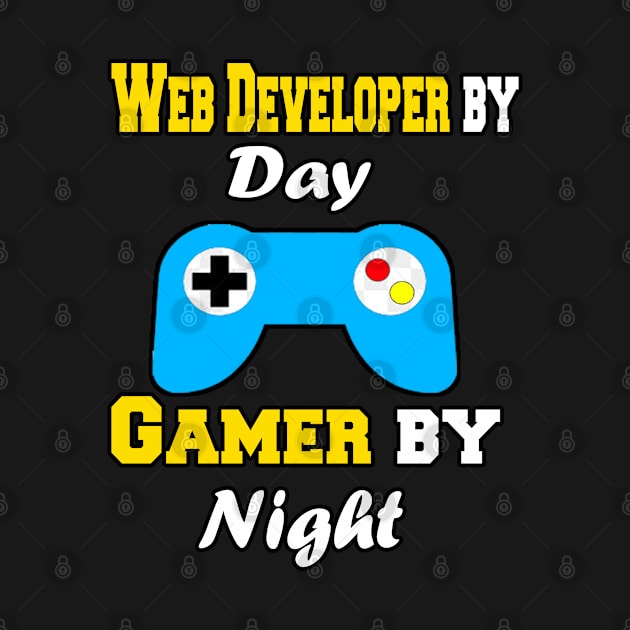 Web Developer By Day Gamer By Night by Emma-shopping