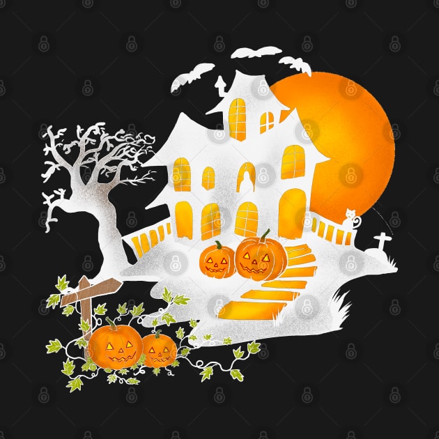 Halloween scary castle by BB Funny Store