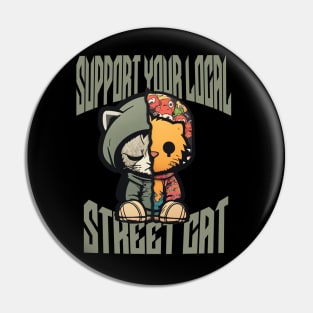 Street Cat Pin