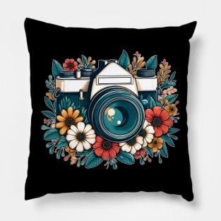 Floral Camera Pillow