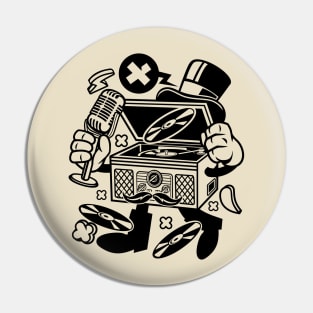 Disk jockey Pin