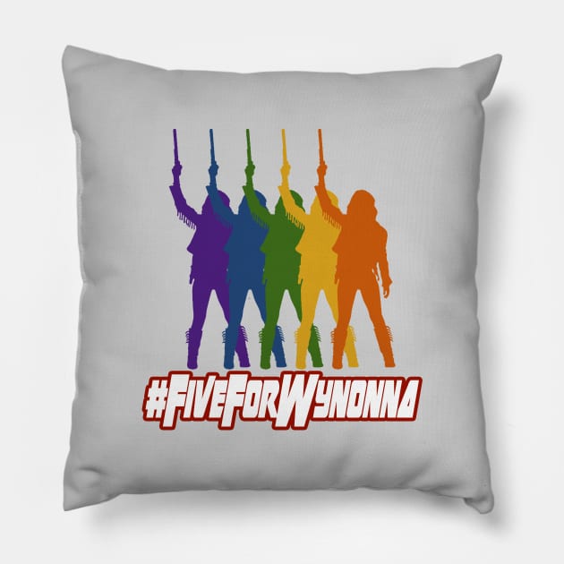 Five For Wynonna - Wynonna Earp Season 5 Pillow by viking_elf