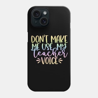 Strict teacher - funny teacher joke/pun Phone Case