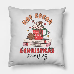 Hot Cocoa & Christmas Movies Pillow