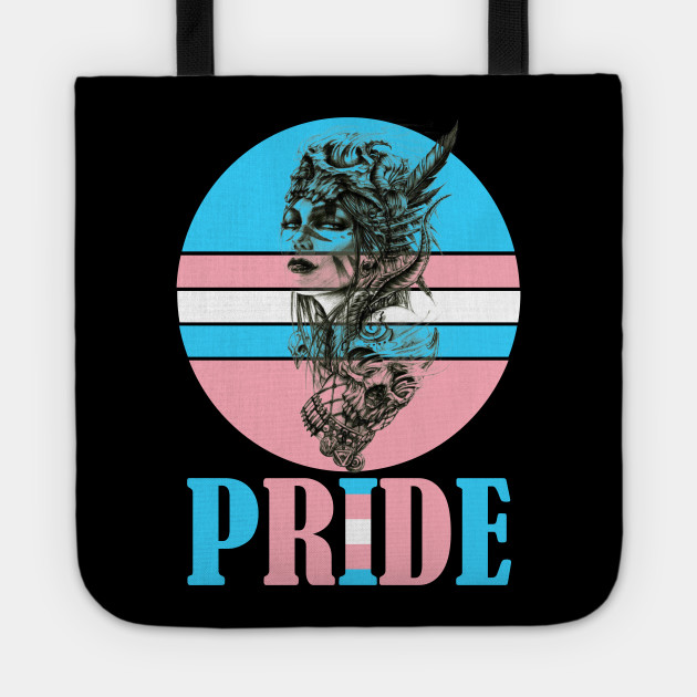 Pretty Pride Transgender Lady Trans Flag Support Gift Transgender Pride Tote Teepublic Pretty Pride Transgender Lady Trans Flag Support Gift Transgender Pride Tote Teepublic