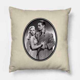 Veronica Lake & Alan Ladd In This Gun For Hire Pillow