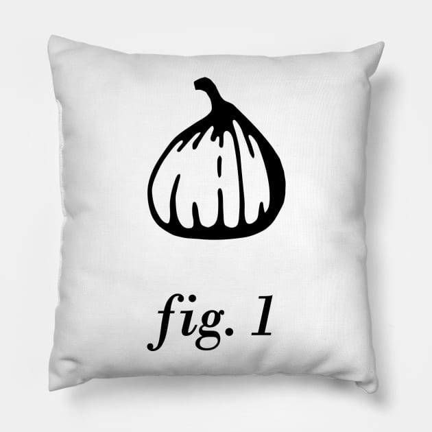 Fig. 1 (black print) Pillow by noggin