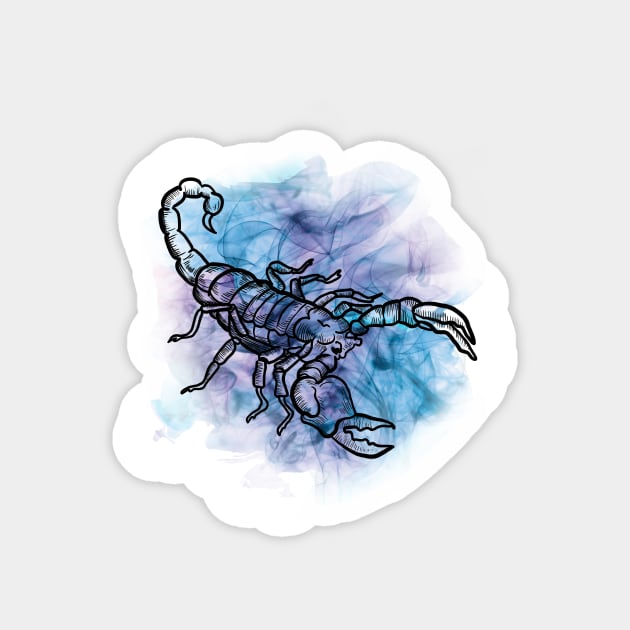 Scorpion Lover Design Magnet by LetsBeginDesigns