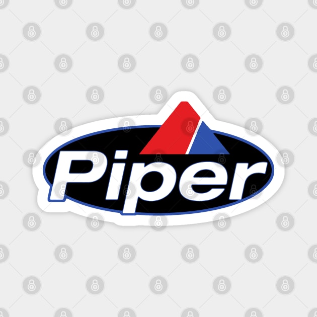 Piper Aircraft USA Magnet by Midcenturydave