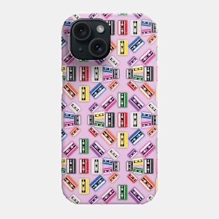 80's Cassette Overload *Clear BG* Phone Case