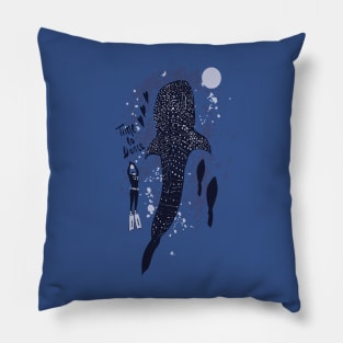 Dance Harmony: Whales and Humans Unite Pillow