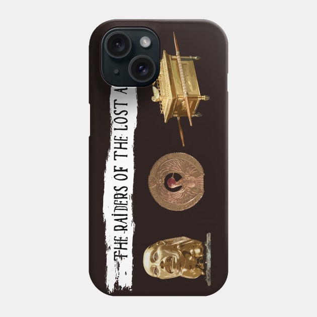 The Raiders Of The Lost Ark - Artifacts Phone Case by Buff Geeks Art