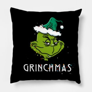 Merry Grinchmas Pillow