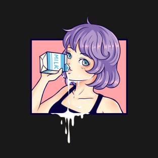 Drinking Fresh Milk T-Shirt