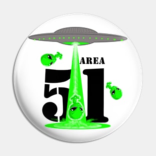 Alien baby Area 51 Pin