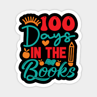 100 Days In The Books Magnet