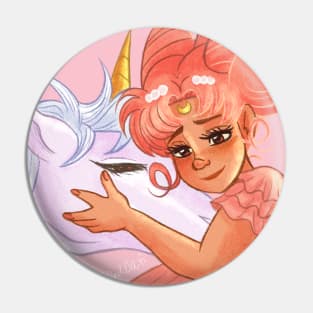 Small Lady & her Pegasus Pin