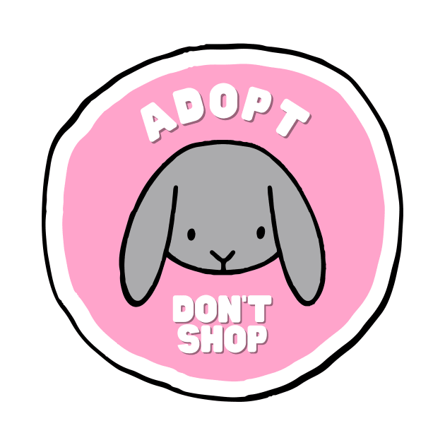 Adopt, don't shop! Gray lop bunny by daisies&bunnies