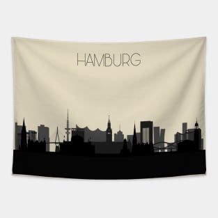 Hamburg Skyline Tapestry