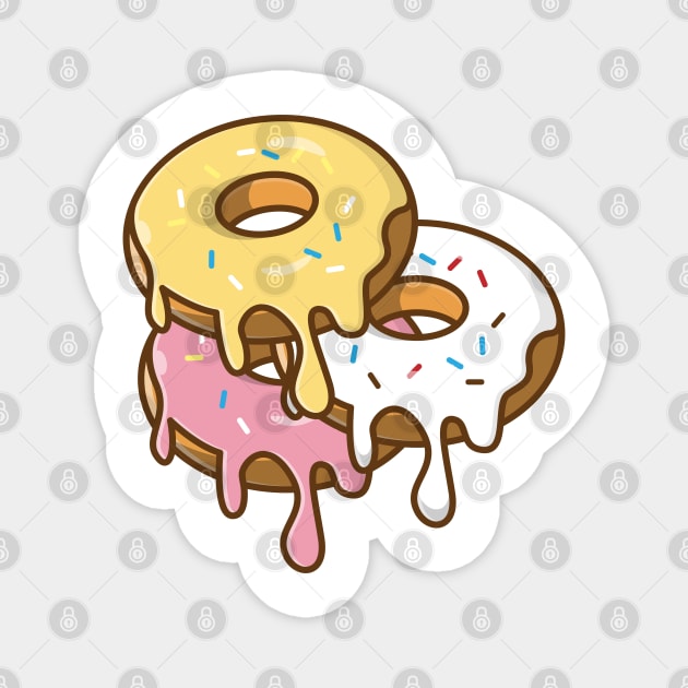 DONUTS Magnet by fflat hds