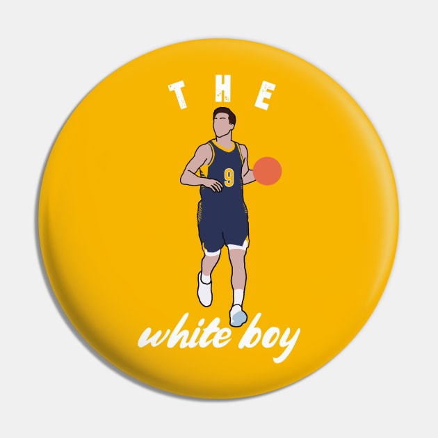 THE white boy Pin by DK