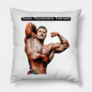 Train. Transform. Triumph Pillow