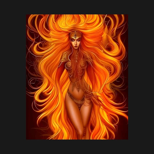 fire goddess ? by FineArtworld7