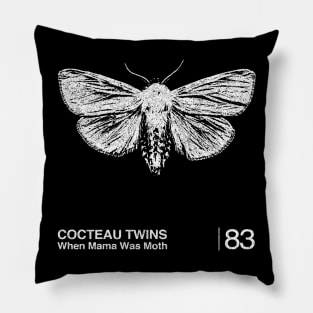 When Mama Was Moth / Minimalist Graphic Artwork Design Pillow