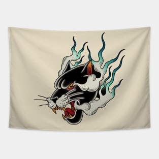 Classic Traditional Panther Tapestry