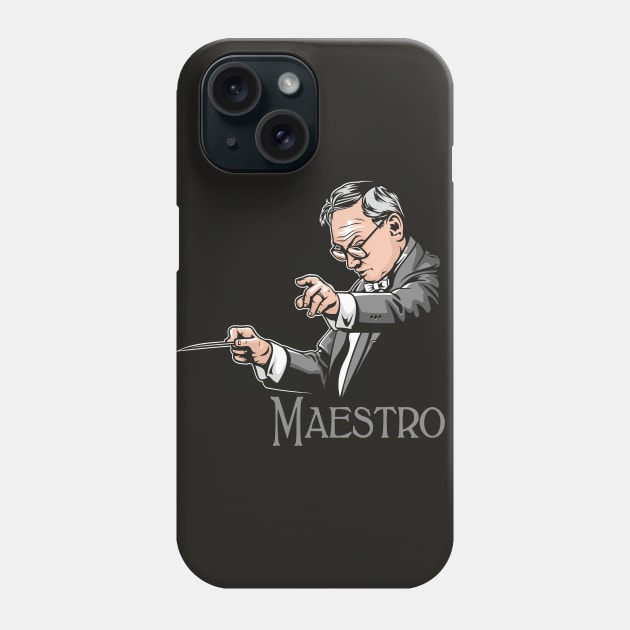 The Maestro, Ennio Morricone Phone Case by Jamie Lee Art