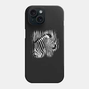 Zebra Print Black and White Safari Animals Phone Case