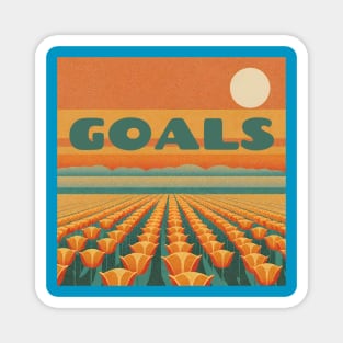 Tulip Goals Magnet