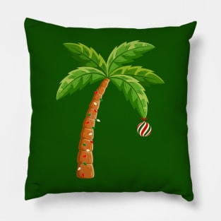 A Christmas Palm Tree Pillow