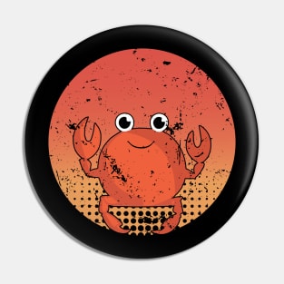 Funny Crab excitement birthday cool celebrate Pin