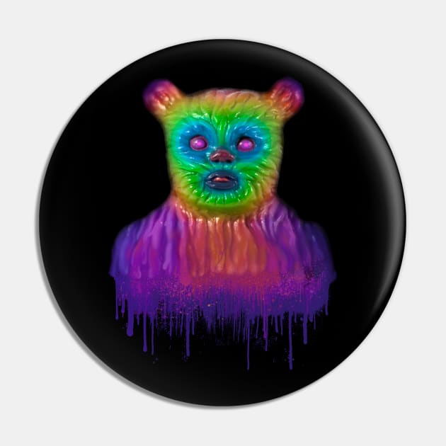 Rainbow Bear Pin by BeeryMethod