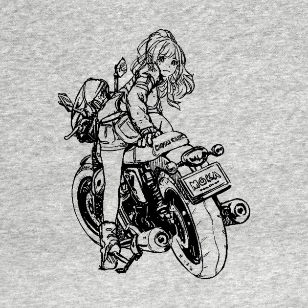 Woman moto - Motorcycle - T-Shirt