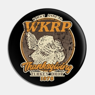 WKRP Turkey Drop Pin