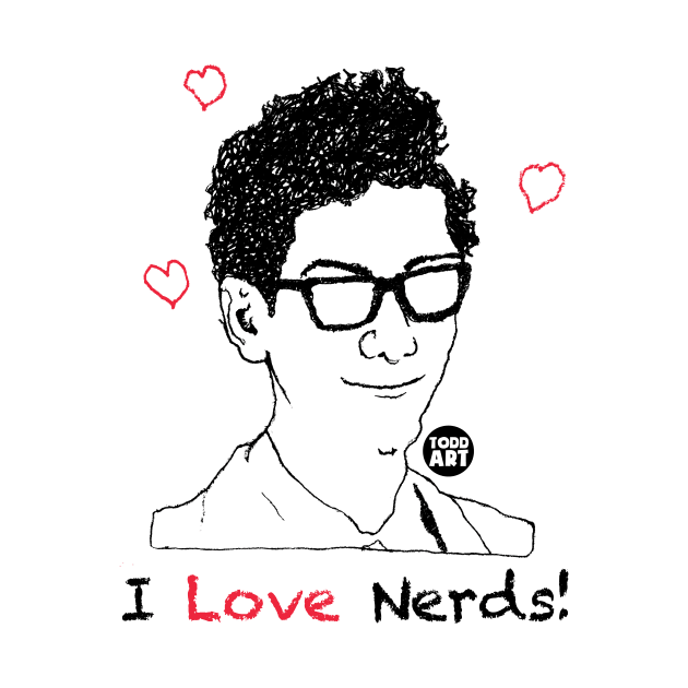 LOVE NERDS by toddgoldmanart