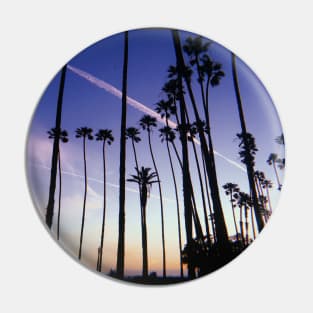 Palm Tree Sunset. Los Angeles CA Pin