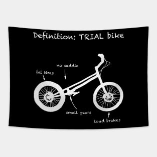 Definition of TRIAL Bike - trialbike bicycle sport Tapestry