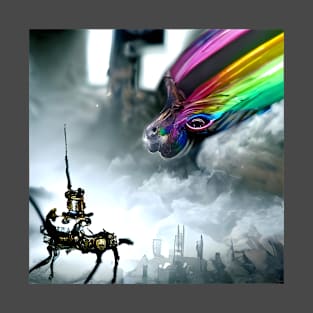 Steampunk rainbow unicorn T-Shirt