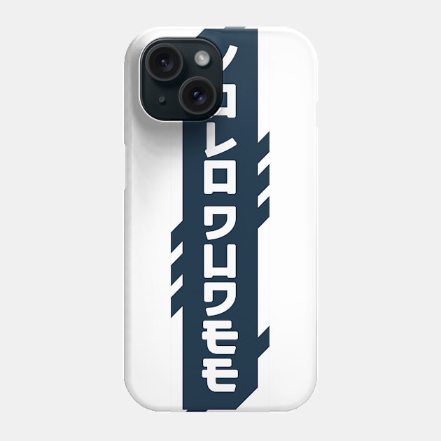 Yolooo dude cyberpunk urban slang letters Phone Case by Swiiing