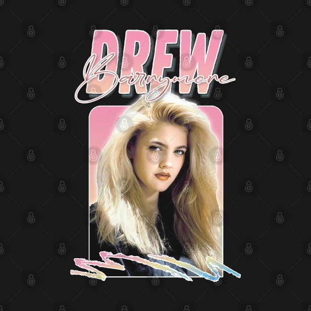 Drew Barrymore / 90s Retro Graphic Design by DankFutura